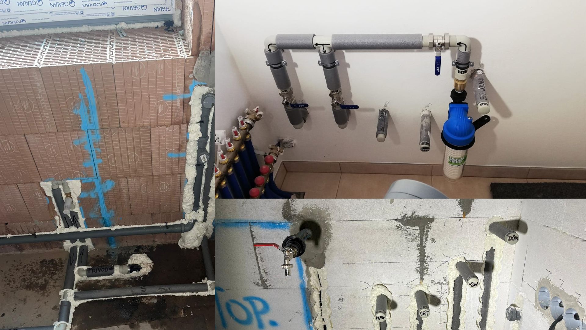 Vodovodní instalace Vodovodní instalace na míru